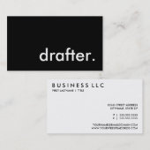 製図者 名刺 (正面/裏面)