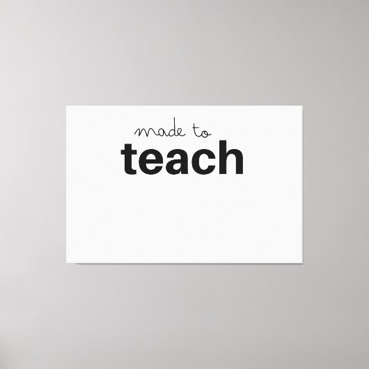 製教えおもしろい先生 キャンバスプリント (正面)