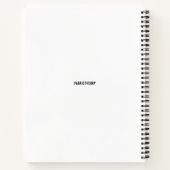 製本特許デザイン帳 ノートブック (裏面)