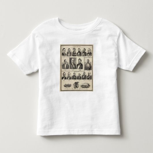 製材ディーラーのポートレート、ミネソタ トドラーTシャツ (正面)