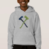 製材大君2のフード付きスウェットシャツ!!!! (正面)