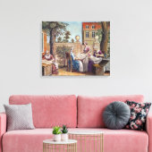 製糸業 – J.ヒントン製糸業 キャンバスプリント (インサイチュ (リビング))