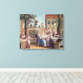 製糸業 – J.ヒントン製糸業 キャンバスプリント (インサイチュ (ウッドフロア))