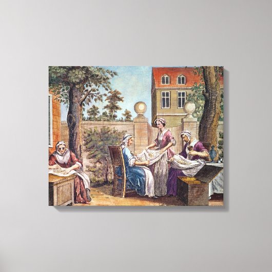 製糸業 – J.ヒントン製糸業 キャンバスプリント (正面)