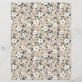 製紙用の美しい馬イラスト6個 (裏面)