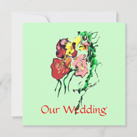 製結婚品 招待状 (正面)