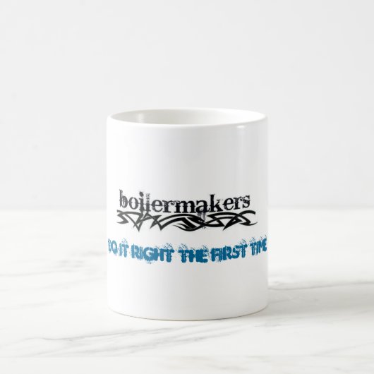 製罐工はそれ権利最初に コーヒーマグカップ (中央)
