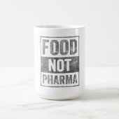 製薬以外の食品の自然オーガニック栄養 コーヒーマグカップ (中央)