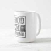 製薬以外の食品の自然オーガニック栄養 コーヒーマグカップ (正面右)