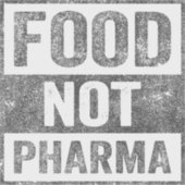 製薬以外の食品の自然オーガニック栄養 シール (正面)