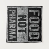 製薬以外の食品の自然オーガニック栄養 タペストリー (正面(横))