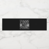 製薬以外の食品の自然オーガニック栄養 ペットボトルラベル (シングルラベル)