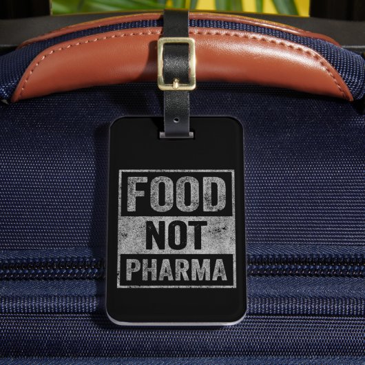 製薬以外の食品の自然オーガニック栄養 ラゲッジタグ (正面インサイチュ2)