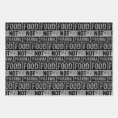 製薬以外の食品の自然オーガニック栄養 ラッピングペーパーシート (正面2)