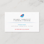 製薬会社 |ドラッグストア 名刺 (裏面)