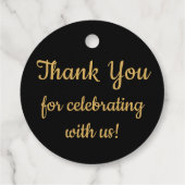 製造における第80回又は誕生日レトロ年 フェイバータグ (裏面)