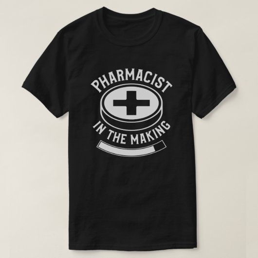 製造の薬剤師 Tシャツ (デザイン正面)