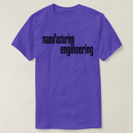 製造エンジニアリング製造技術者 Tシャツ (デザイン正面)