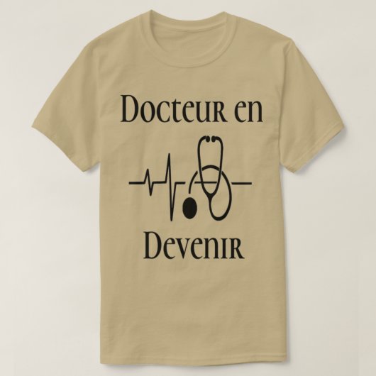 製造中の医師 Tシャツ (デザイン正面)