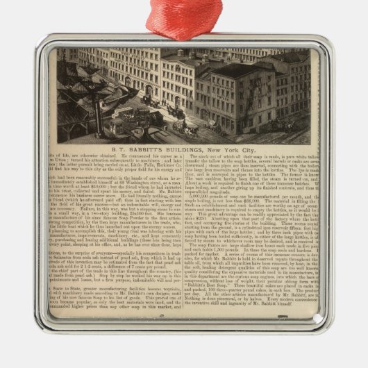 製造、倉庫 メタルオーナメント (正面)