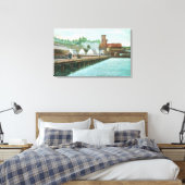 製錬所の外部ビュー キャンバスプリント (インサイチュ (寝室))