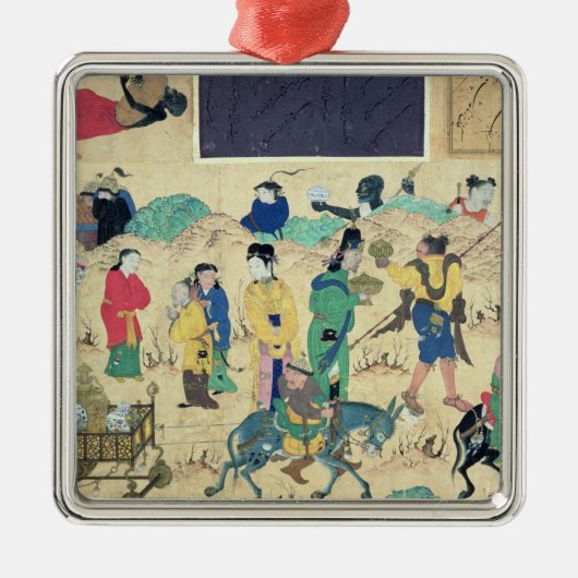 製陶術の輸送 メタルオーナメント (正面)