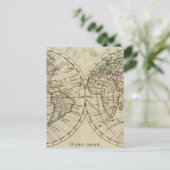 複半球マップ ポストカード (スタンド正面)