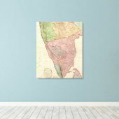 複合インド半島 キャンバスプリント (インサイチュ (ウッドフロア))