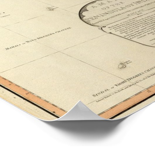 複合インド半島 ポスター (角)