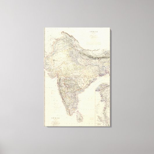 複合インド キャンバスプリント (正面)