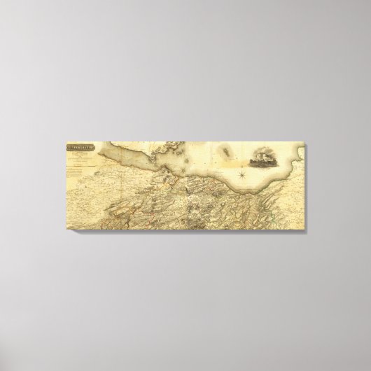 複合エディンバラシャー キャンバスプリント (正面)