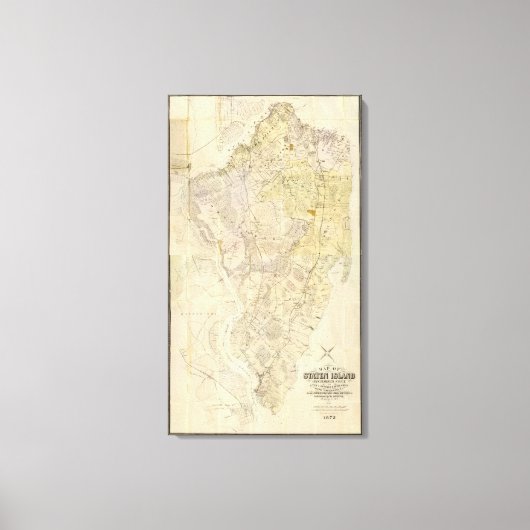 複合スタテン島 キャンバスプリント (正面)