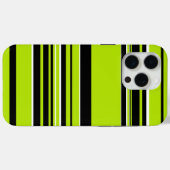 複合ストライプ – ライムグリーン Case-Mate iPhoneケース (裏面 (横))