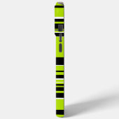複合ストライプ – ライムグリーン Case-Mate iPhoneケース (裏面 / 左)