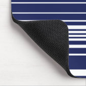 複合ストライプ – 青 マウスパッド (コーナー)