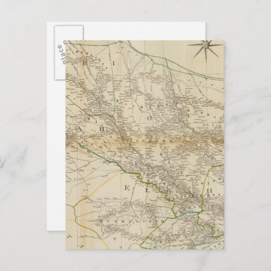 複合デリー、アグラ、オウデ、エラハバード ポストカード (正面/裏面)