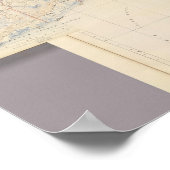 複合ロードアイランドの地図 ポスター (角)