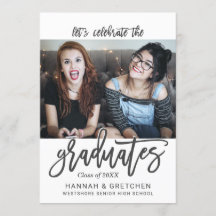 複合卒業パーティ招待状