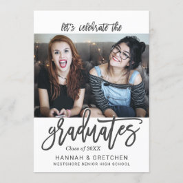 複合卒業パーティ招待状 招待状