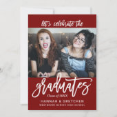 複合卒業パーティ招待状 招待状 (正面)