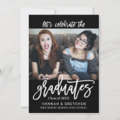 複合卒業パーティ招待状 招待状 (正面)