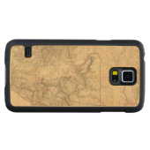 複合南米4 CarvedメープルGalaxy S5スリムケース (正面(横))