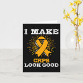 複合地域痛み症候群認識度ギフトCRPS カード (黄色い花)