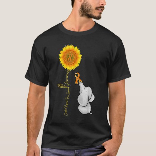 複合地域痛シンドロームひまわりベビーElep Tシャツ (正面)