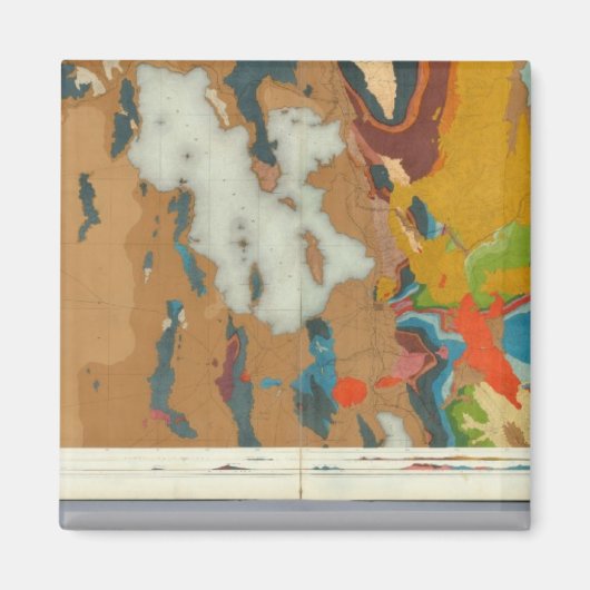 複合地質図IV、第40期平行測量 マグネット (正面)