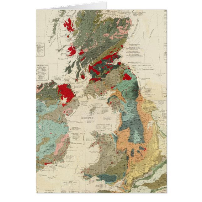 複合地質学的古生物学的地図 (正面)