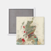 複合地質学的古生物学的地図 マグネット (正面/裏面)