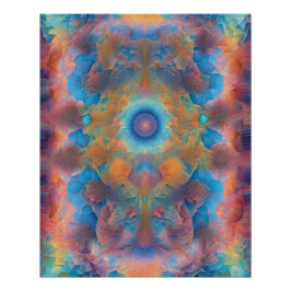 複合市松模様に型 ポスター