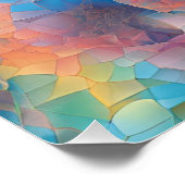 複合市松模様に型 ポスター (コーナー)