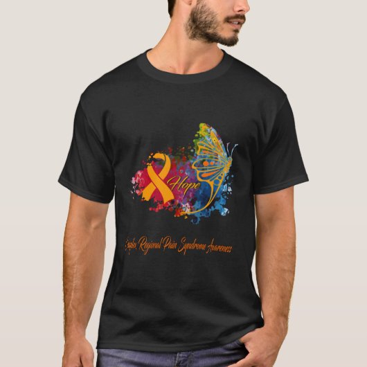 複合部位疼痛症候群認識度 Tシャツ (正面)